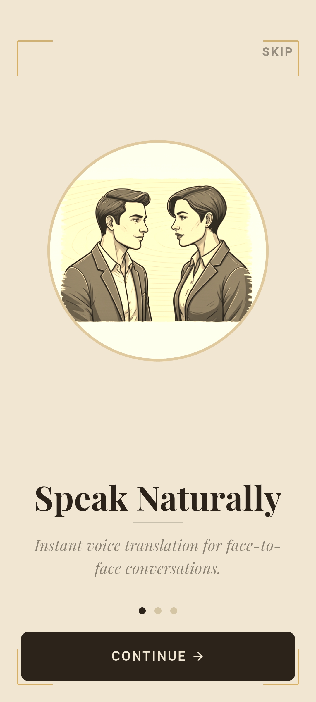 2. Onboarding: Speak Naturally